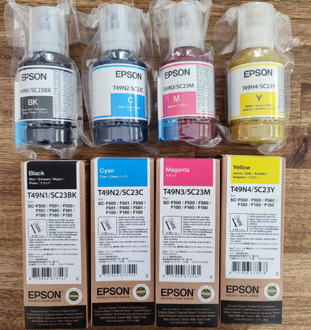 Epson Genuine 140ml T49N series dye sublimation ink